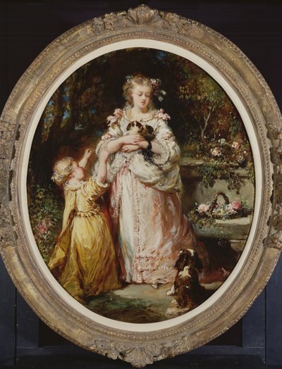 The New Litter, 1852 by Eugene Isabey